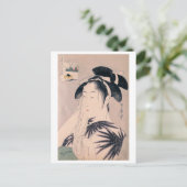 浮世絵[歌麿]美しい021 ポストカード (スタンド正面)