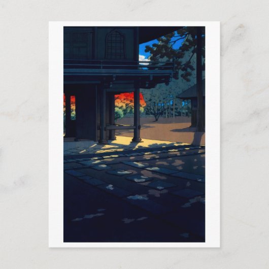 浮世絵[波水]A16 野火止　平林寺 ポストカード (正面)