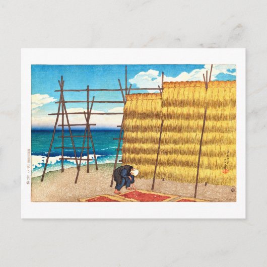 浮世絵[蓮井] C16秋越路 ポストカード (正面)