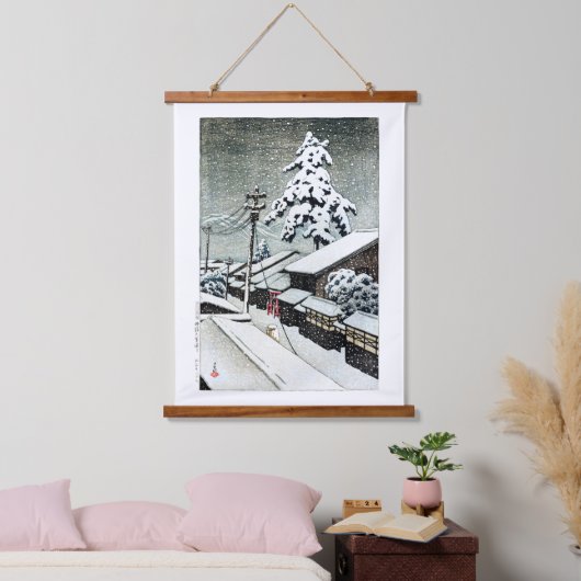 浮世絵[蓮井] C30丹後国宮津 吊り下げ型タペストリー (寝室)