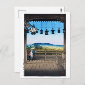 浮世絵[蓮井] C31奈良二月堂 ポストカード (正面/裏面)