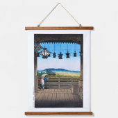 浮世絵[蓮井] C31奈良二月堂 吊り下げ型タペストリー (正面)