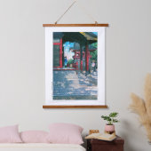 浮世絵 – 蓮井 – No.18目黒不動 –  吊り下げ型タペストリー (寝室)