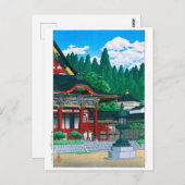 浮世絵 – 蓮井 – No.36身延山観音寺 ポストカード (正面/裏面)