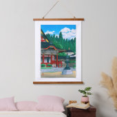 浮世絵 – 蓮井 – No.36身延山観音寺 吊り下げ型タペストリー (寝室)