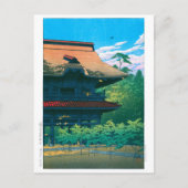 浮世絵 – 蓮井 – No.42鎌倉建長寺 –  ポストカード (正面)