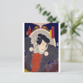 浮世絵 – 豊国マンガ- No.04天竺徳兵衛店 –  ポストカード (スタンド正面)