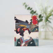 浮世絵[豊国]鳴海57-40人丸 ポストカード (スタンド正面)