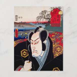 浮世絵[豊国] 31-22熊谷直実藤枝市 ポストカード