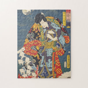 浮世絵 – 豊国 – No.01自来屋 – ジグソーパズル