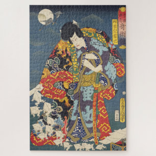 浮世絵 – 豊国 – No.01自来屋 – ジグソーパズル