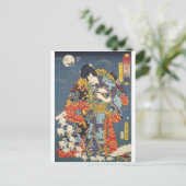 浮世絵 – 豊国 – No.01雑種自来屋 –  ポストカード (スタンド正面)