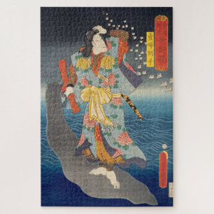 浮世絵 – 豊国 – No.02綱出勇府 – ジグソーパズル