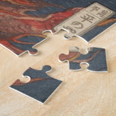 浮世絵 – 豊国 – No.05犬山道雪 –  ジグソーパズル (側面)