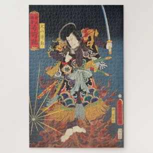 浮世絵 – 豊国 – No.05犬山道雪 – ジグソーパズル