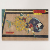 浮世絵 – 豊国 – No.15由利祐雪 –  ジグソーパズル (横)