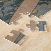 浮世絵 – 豊国 – No.31七草城 –  ジグソーパズル (側面)