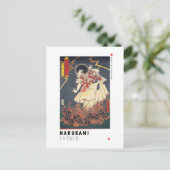 浮世絵 – 鳴神聖人 – 魔日本の術 –  ポストカード (スタンド正面)