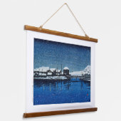 浮世絵[hasui]佐渡海老須港 吊り下げ型タペストリー (傾斜あり)