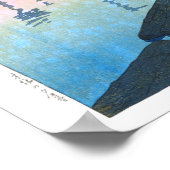 浮世絵- hasui - C02 - Kiba at Dusk - ポスター (角)