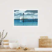 浮世絵- hasui - C09 – 品川オフ –  ポスター (キッチン)