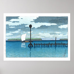 浮世絵- hasui - C09 – 品川オフ –  ポスター