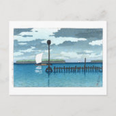 浮世絵- hasui - C09 – 品川オフ –  ポストカード (正面)