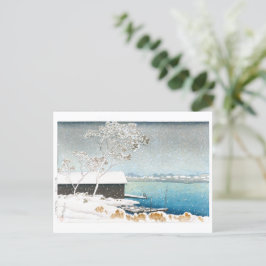 浮世絵- hasui - C11 – 雪の白髭 –  ポストカード