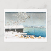 浮世絵- hasui - C11 – 雪の白髭 –  ポストカード (正面)
