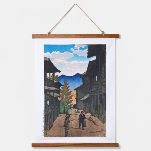 浮世絵[hasui] C13秋アットザアラユスパ 吊り下げ型タペストリー (正面)