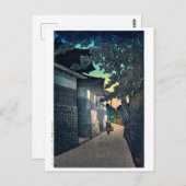 浮世絵[hasui] C20興正寺、氷見、越中 ポストカード (正面/裏面)