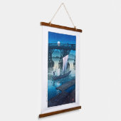 浮世絵[hasui] C25旭橋小千谷 吊り下げ型タペストリー (傾斜あり)