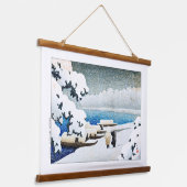 浮世絵[hasui] C27天橋立in雪 吊り下げ型タペストリー (傾斜あり)