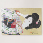 浮世絵- hasui - m01 – 減光春- ジグソーパズル (横)