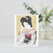 浮世絵- hasui - m01 – 減光春- ポストカード (スタンド正面)