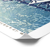 浮世絵- hasui - m07 -春雪 – ポスター (角)