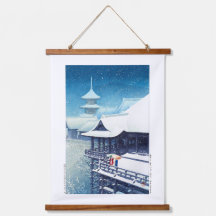 浮世絵- hasui - m07 -春雪 – 
