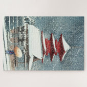 浮世絵- hasui - m10 – 上野東照宮神社 – ジグソーパズル (横)