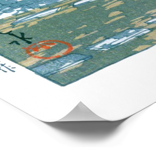 浮世絵- hasui - No.1鎌倉素晴らしの仏 ポスター (角)