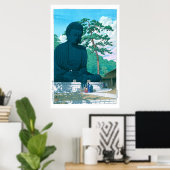 浮世絵- hasui - No.1鎌倉素晴らしの仏 ポスター (ホームオフィス)