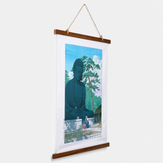浮世絵- hasui - No.1鎌倉素晴らしの仏 吊り下げ型タペストリー (傾斜あり)