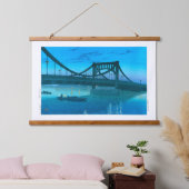 浮世絵- hasui - No.11清洲橋 –  吊り下げ型タペストリー (寝室)