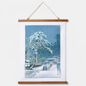 浮世絵- hasui - No.12イケガム本門寺 吊り下げ型タペストリー (正面)