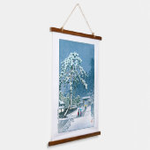 浮世絵- hasui - No.12イケガム本門寺 吊り下げ型タペストリー (傾斜あり)