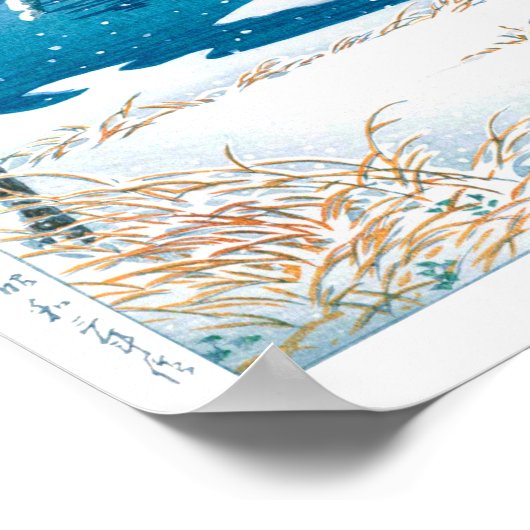 浮世絵- hasui - No.13洗足池 – ポスター (角)