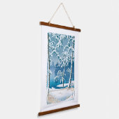 浮世絵- hasui - No.13洗足池 –  吊り下げ型タペストリー (傾斜あり)