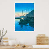 浮世絵- hasui - No.16朝の別府 – ポスター (キッチン)