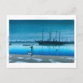 浮世絵- hasui - No.17雨後の明石町 – ポストカード (正面)