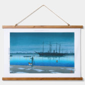 浮世絵- hasui - No.17雨後の明石町 –  吊り下げ型タペストリー (正面)