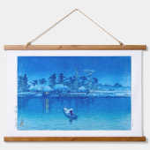 浮世絵- hasui - No.21牛堀村 – 吊り下げ型タペストリー (正面)